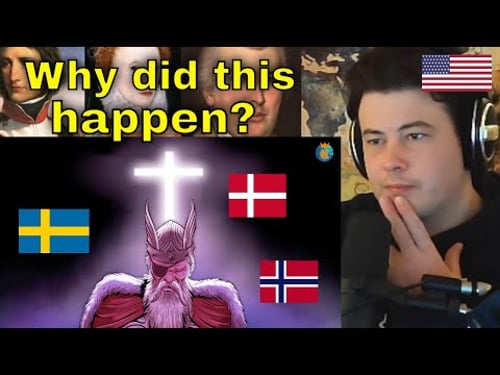 American Reacts Why did the Vikings become Christians?