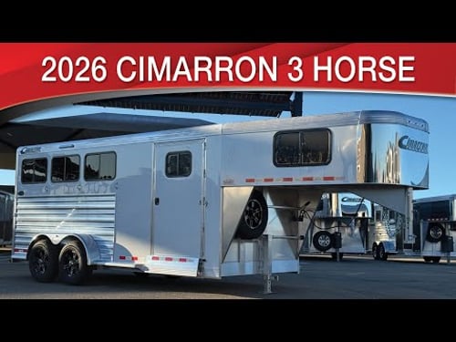 2026 Cimarron Norstar 3 Horse Gooseneck