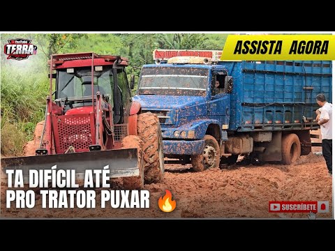 TA DIFICIL ATÉ PRO TRATOR FAZER RESGATE DE TANTA LAMA 😱⛈️ 20/11/25