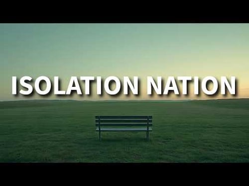 Why Cities Feel so Lonely Now.