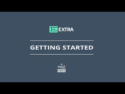 Getting Started with Extra