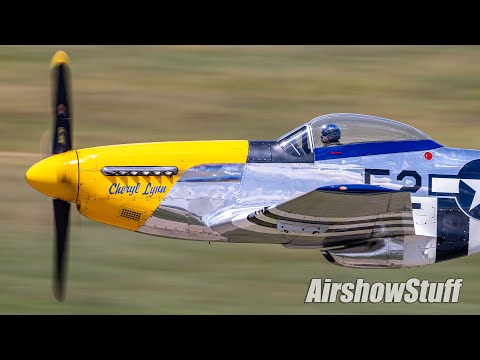 From the Tower! P-51 Mustang Formation Aerobatics - Jack Aces - Battle Creek Airshow 2025