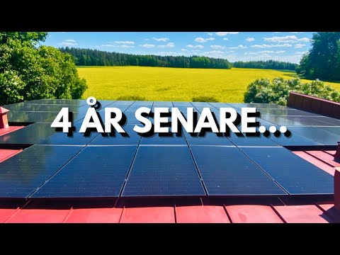 Solceller 4 år senare: Så här mycket har jag tjänat & sparat