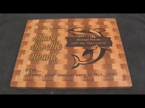 A Shark Coochie Board with Accessories!