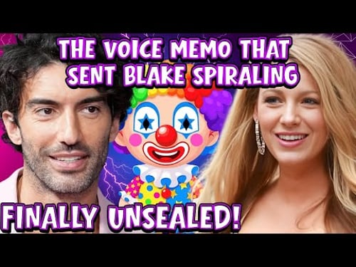 Blake Lively's UNHINGED MELTDOWN Over UNSEALED Voice Memo from Justin Baldoni Finally EXPOSED