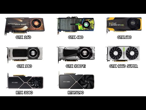 Every NVIDIA GTX Graphics Card Explained in 7 Minutes