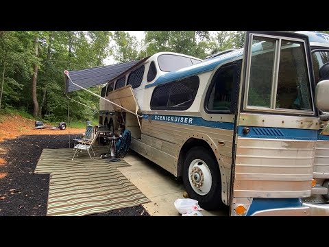 Scenicruiser bus test drive and inside vintage bus tour