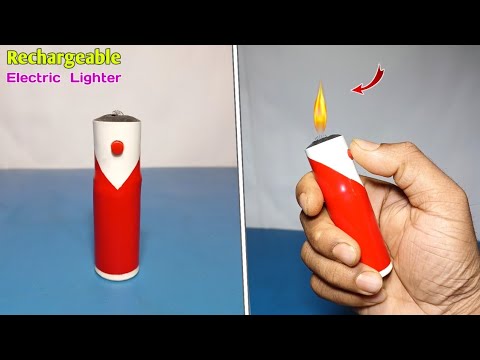 How to Make a Rechargeable Electric Lighter at Home | Powerful Electric Lighter