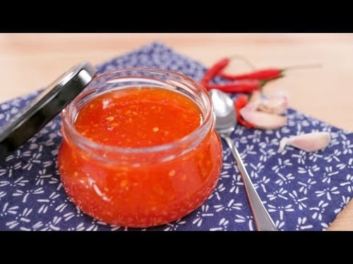 Sweet Chili Sauce Recipe | Thai Recipes นำ้จิ้มไก่