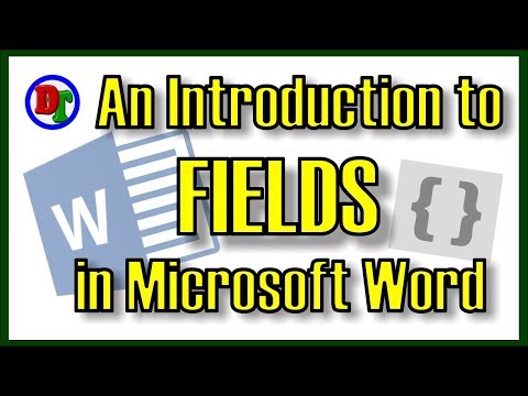 FIELDS in WORD - an Amazingly POWERFUL Tool (A Beginner's Guide)