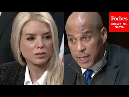 Cory Booker Asks Pam Bondi Point Blank If She'll Continue Policies To Block Police Use Of Chokeholds