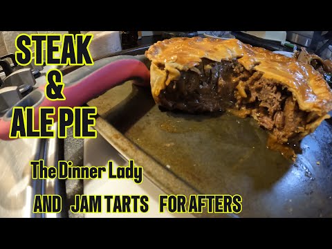 STEAK & ALE PIE AND JAM TARTS