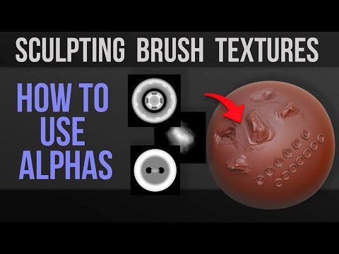 How to Use Alphas/Textures for Sculpt Brushes