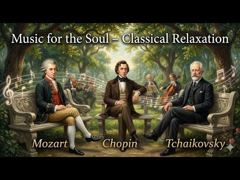 Classical music relaxes the soul and heart - Mozart, Chopin, Beethoven, Bach, Tchaikovsky 🎧🎧
