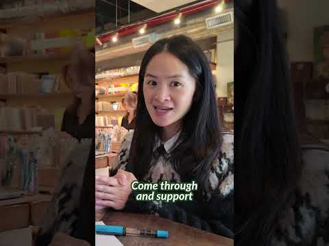 Art show and nib grinding workshops in our stationery shop!