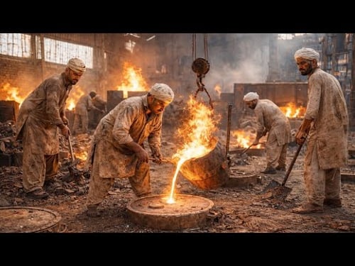 Inside an 80°C Steel Recycling Factory | Incredible Hard Work