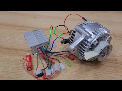 BLDC Motor from Alternator (High-Speed Motor Made from an Alternator