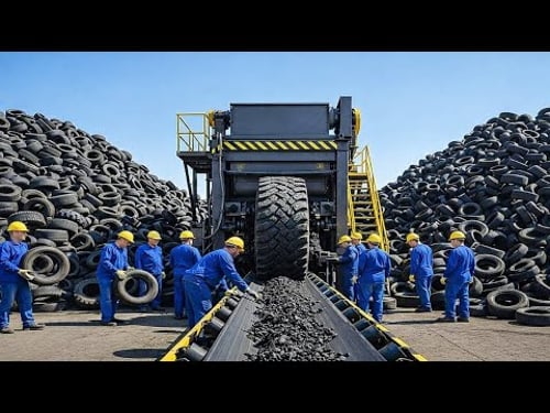 Inside a Modern Tire Factory | How Tires Are Made from Raw Rubber (Full Process)