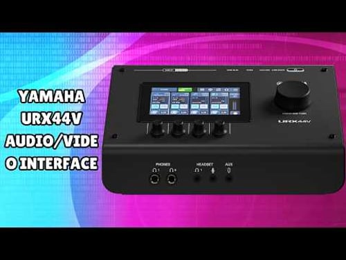 High-Quality Recording Without Hassle | Yamaha URX44V Audio/Video Interface - FULL REVIEW