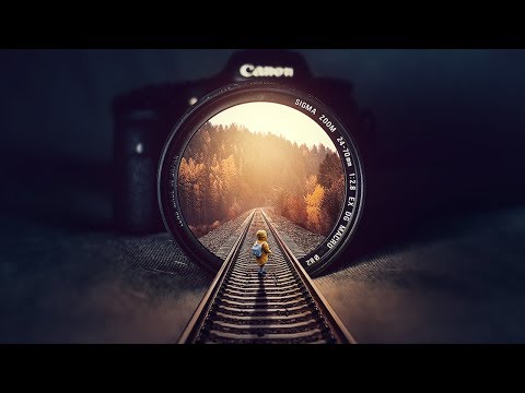 Rails Inside Illution Photo Manipulation Photoshop Tutorial