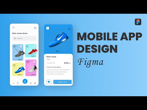 Figma Shoe Ordering Mobile App Design (Figma Mobile Design 2020)
