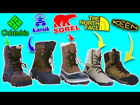 Top 5 Winter Boots CUT IN HALF - Sorel vs Columbia vs North Face vs Keen vs Kamik