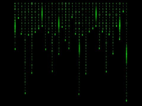 Matrix green binary code background - Adobe Illustrator cs6 tutorial.