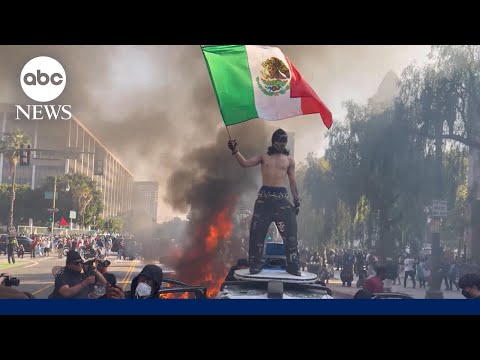 700 marines mobilized to Los Angeles after violent protests over immigration raids