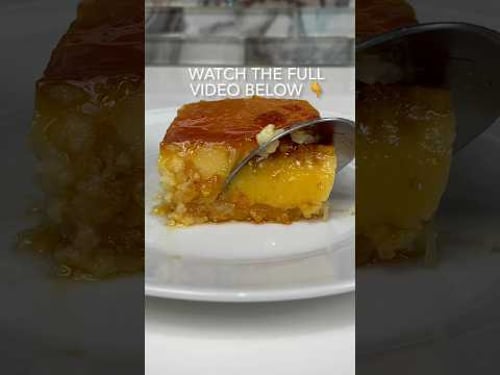 Creamy Coconut Flan! 🍮🌴🇵🇷 #shorts #shortsvideo #coconutflan #puertorico #dessert #dessertrecipe