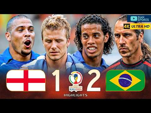 RONALDINHO SHOCKED THE WORLD AND MADE THE IMPOSSIBLE HAPPEN IN THE 2002 WORLD CUP