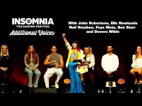 Additional Voices at Insomnia the Gaming Festival with Neil Newbon, Devora Wilde and more!