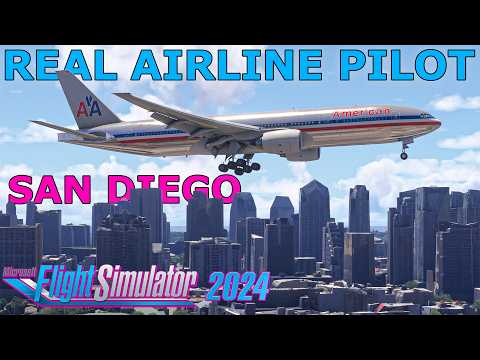 Challenging Approaches: San Diego! Tutorial with a Real Airline Pilot: MSFS