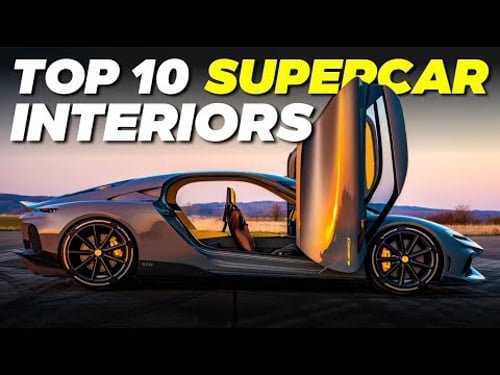 You Won't Believe These 10 Insane Supercar Interiors!