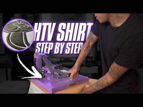 Heat Transfer Vinyl T-Shirt Step-By-Step + Puff Vinyl