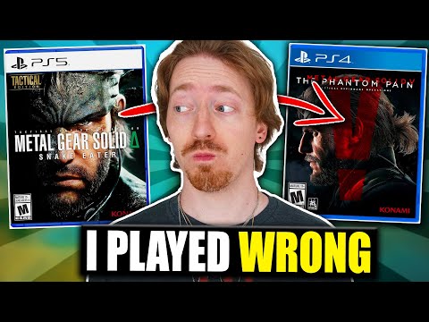 So I tried playing Phantom Pain AFTER MGS 3 Remake...