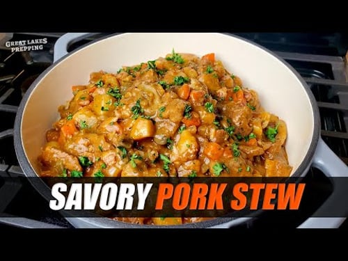 Savory Pork Stew Recipe - Hearty Homestyle Stew with Pork & Root Vegetables