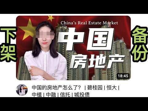 【小lin说下架】中国的房地产怎么了?|碧桂园|恒大|中植|中融|信托|城投债