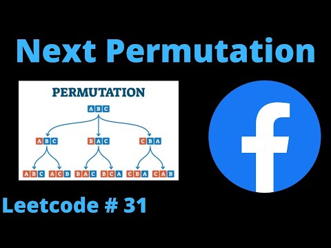 NEXT PERMUTATION | LEETCODE # 31 | PYTHON OPTIMAL SOLUTION