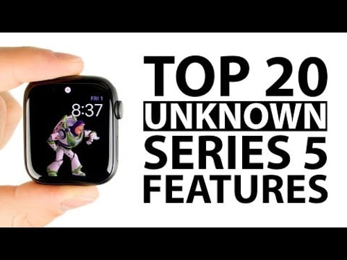 Top 20 Unknown Apple Watch Series 5 Features