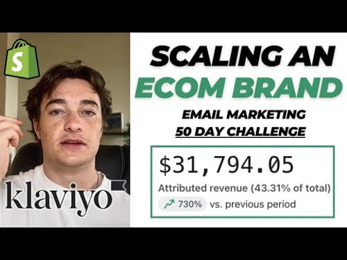 Starting From Nothing: $0 - $31,000 in 47 Days Through Ecommerce Klaviyo Email Marketing