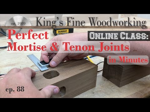 89 - How to cut Perfect Mortise and Tenon Joints in Minutes