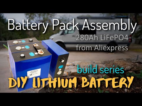 DIY 12-Volt 280Ah LiFePO4 Battery // Custom Box, Bus Bars and Assembly // Part 2