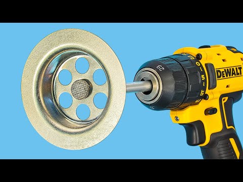 Just insert a sink strainer into the Drill. Billions of people don't know this secret!