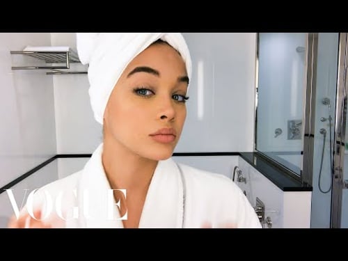 Model Jasmine Sanders’s Golden Barbie Beauty Tutorial | Vogue