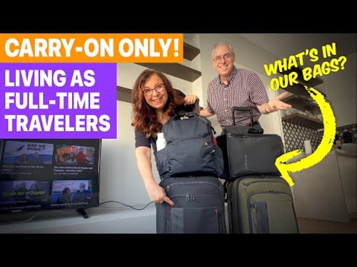 How we pack and travel with only carry-on luggage