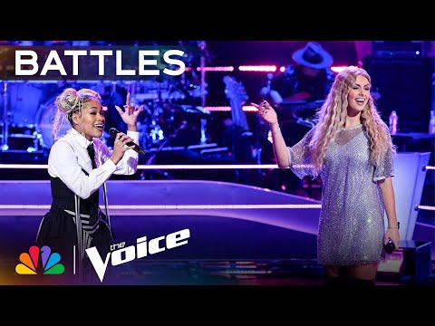 Sadie Dahl and Toni Lorene Earn a Steal and Chills in "Love on the Brain" Duet | Voice Battles | NBC