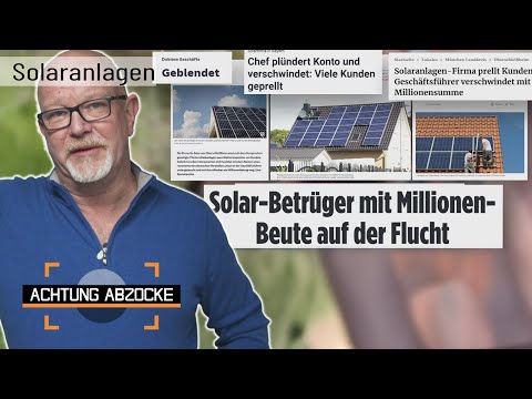 Von nachhaltiger Energie PROFITIEREN? ☀️ Solaranlage wird zum teuren Albtraum | Achtung Abzocke