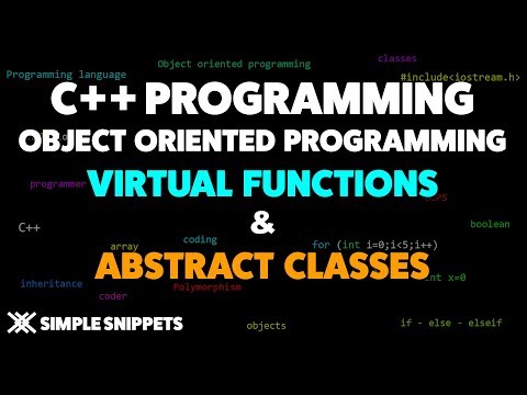 Virtual Functions & Abstract Classes in C++ | C++ Programming Tutorials