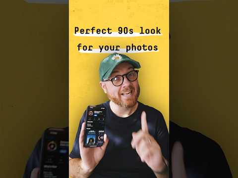 How to Get the Ultimate 90s Look in Your Photos: iPhone App Revealed!