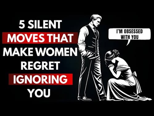 5 Silent Stoic Moves That Make Her Chase You | Powerful Psychology Tricks Men Must Use